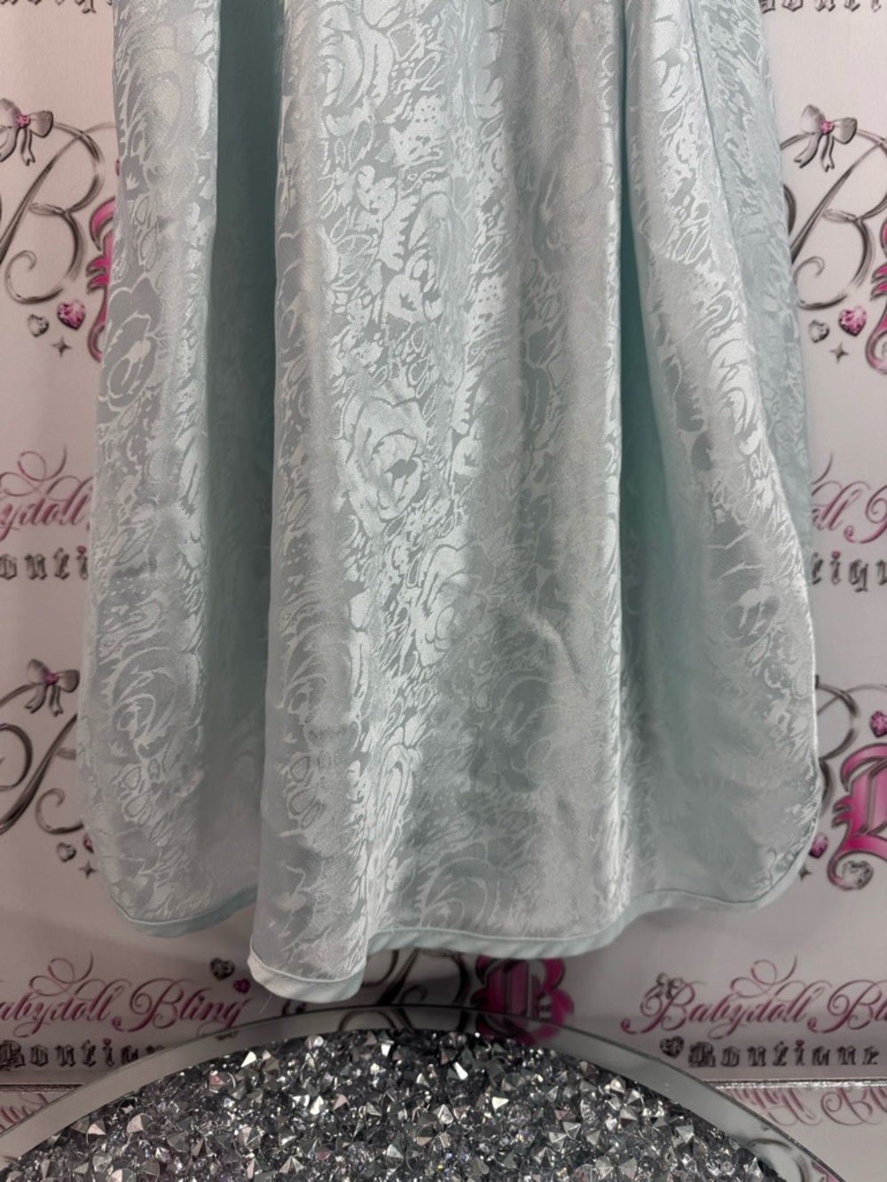 Dress paisley shiny vintage Light Mint Lace-Overlay Midi Slip Dress - Brand: - Picture 6 of 11